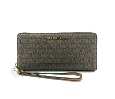 michael kors wallet and purse set|michael kors signature wallet brown.